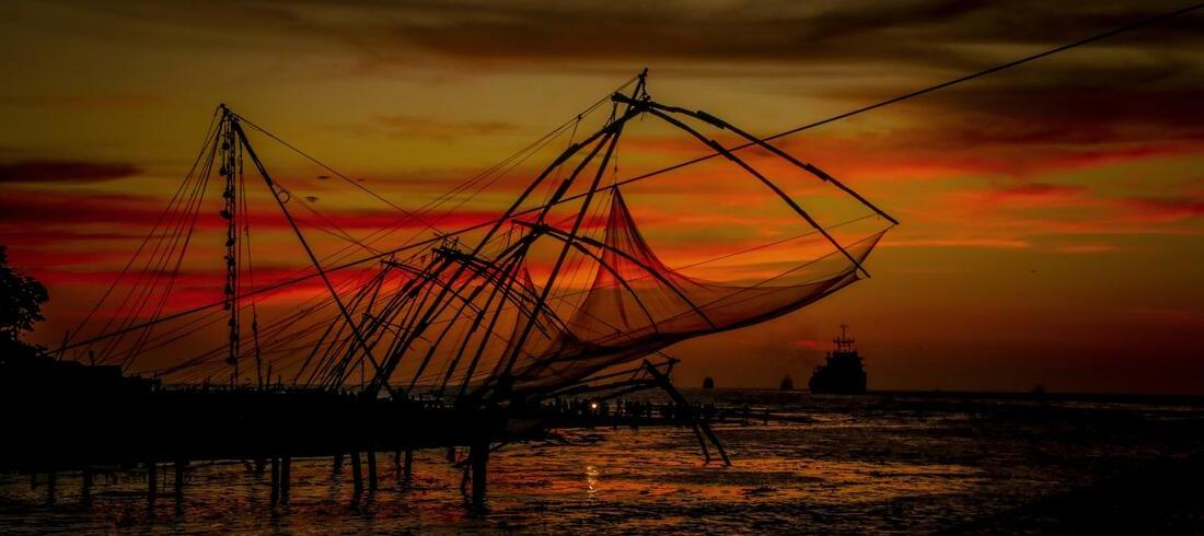 Filets pêche chinois Cochin