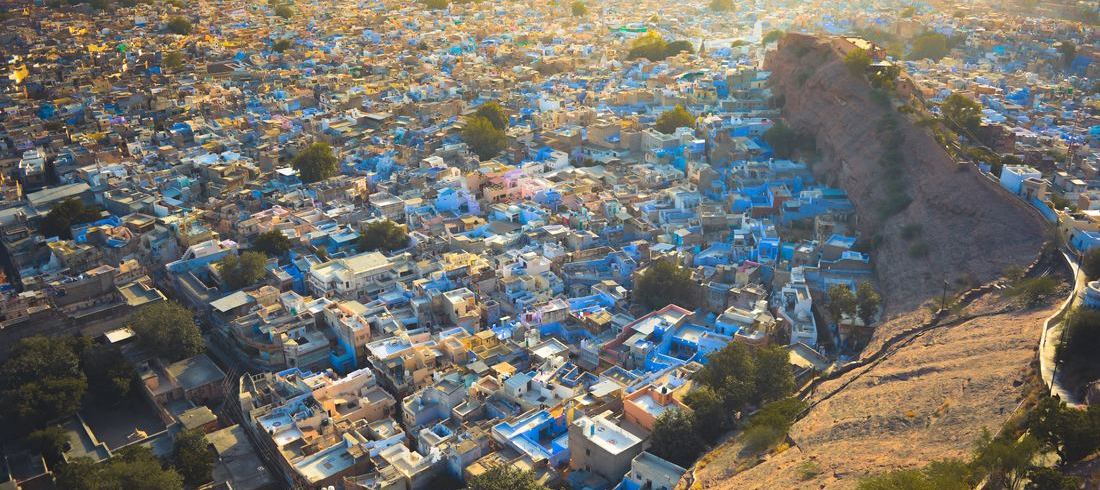 Jodhpur ville bleue Rajasthan