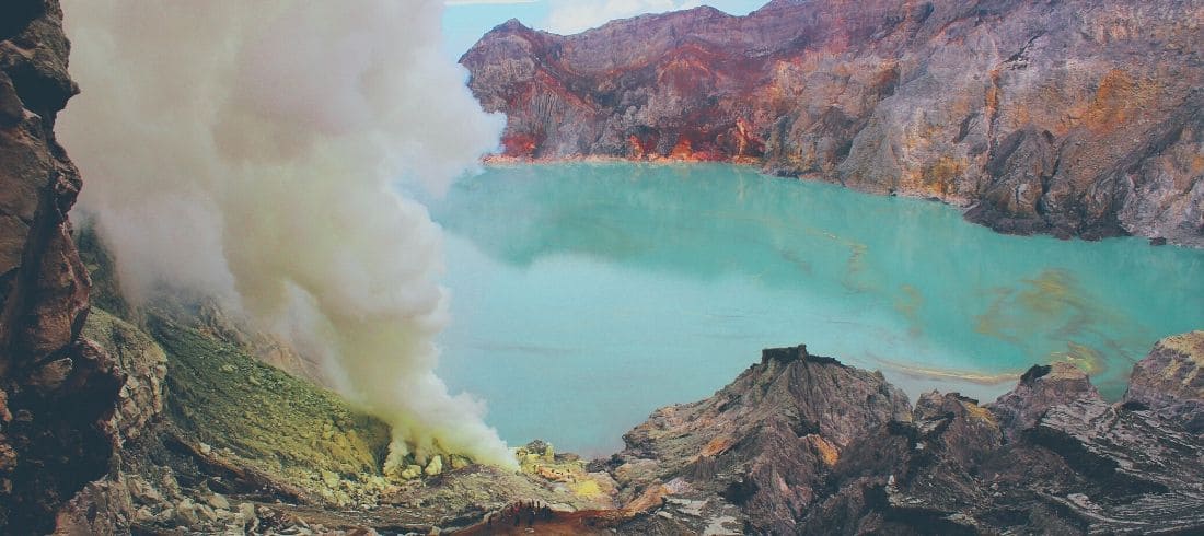 Kawah Ijen Java volcan ascension soufre