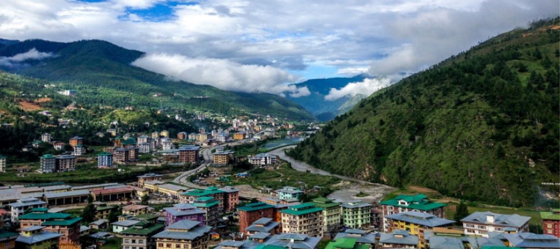 Vallée Paro Bhoutan
