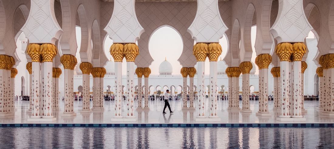 Mosquée Abu Dhabi Sheikh Zayed Emirats Arabes Unis