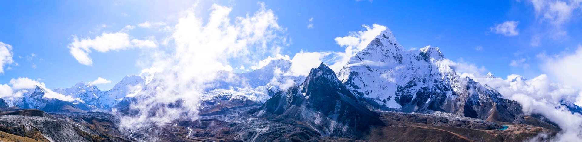 Annapurna Everest montagnes neige sommets Himalaya