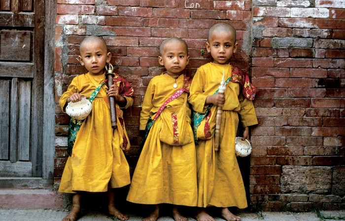 Enfants moines Népal
