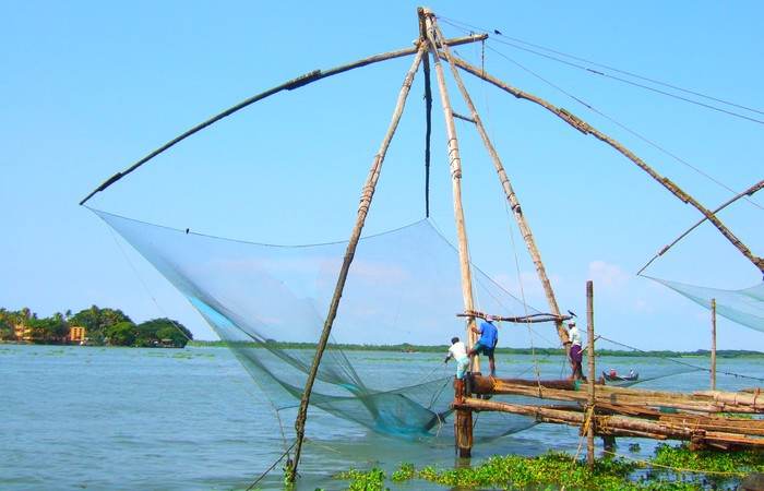 Filets pêche chinois Cochin